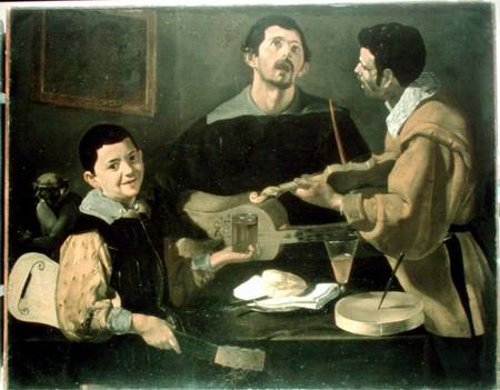 Three Musicians à Diego Rodriguez de Silva y Velásquez