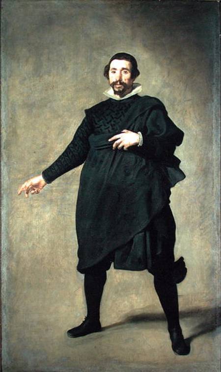 Portrait of the Buffoon Pablo de Valladolid à Diego Rodriguez de Silva y Velásquez