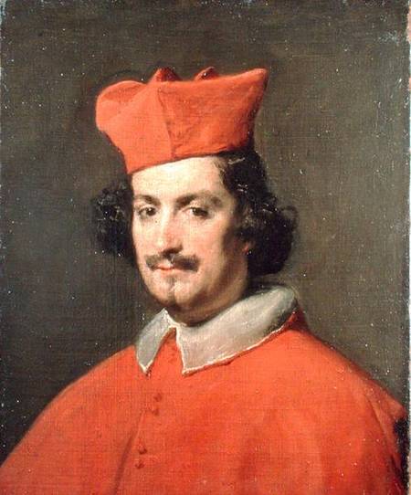 Portrait of Cardinal Camillo Astali Pamphili à Diego Rodriguez de Silva y Velásquez