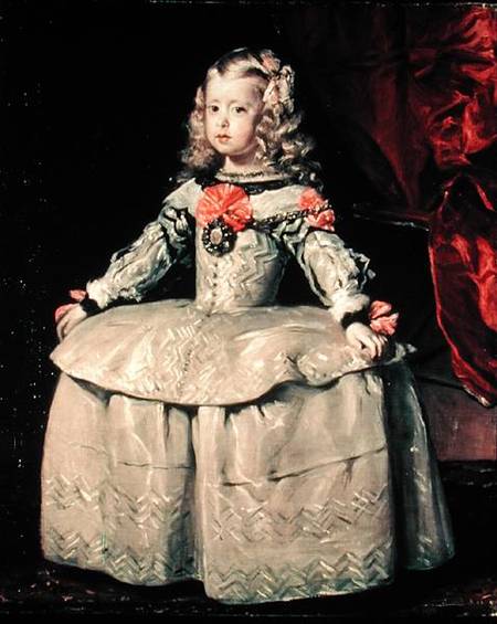 Portrait of the Infanta Margarita (1651-73) Aged Five à Diego Rodriguez de Silva y Velásquez
