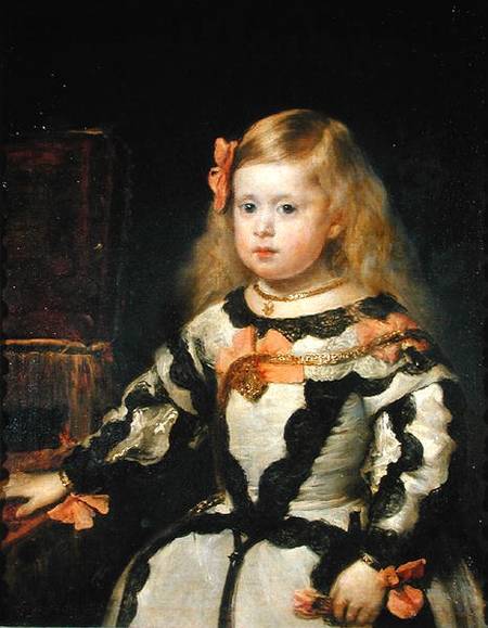 Portrait of the Infanta Maria Marguerita (1651-73) à Diego Rodriguez de Silva y Velásquez