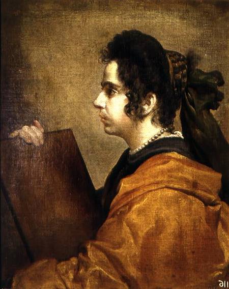 Portrait presumed to be Juana Pacheco as a Sibyl à Diego Rodriguez de Silva y Velásquez
