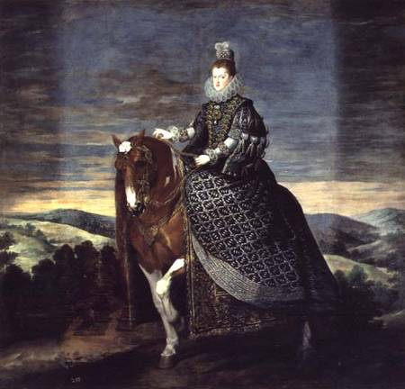 Portrait of Queen Margaret of Austria (1584-1611) à Diego Rodriguez de Silva y Velásquez