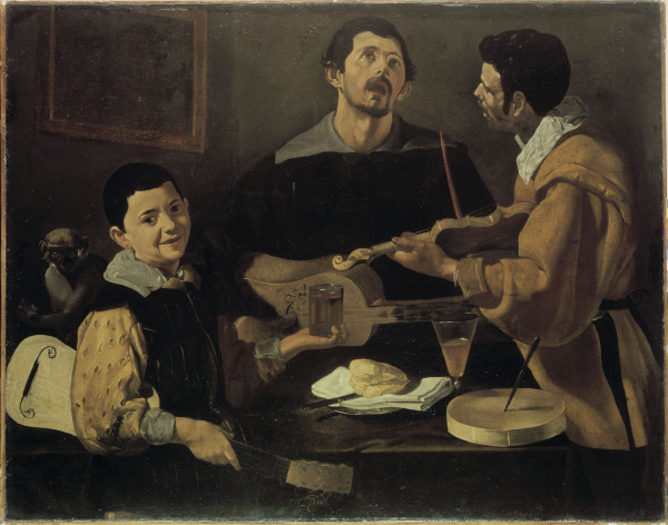 Velazquez / Three Musicians / c.1616/20 à Diego Rodriguez de Silva y Velásquez
