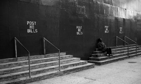 Post no bills (from the series &quot;Alone&quot;)