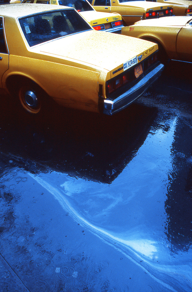 Yellow cabs (from the series &quot;New York Blues&quot;) à Dieter Matthes