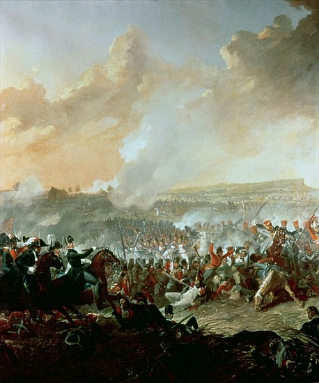The Battle of Waterloo, 18th June 1815 (detail of 209202) à Denis Dighton