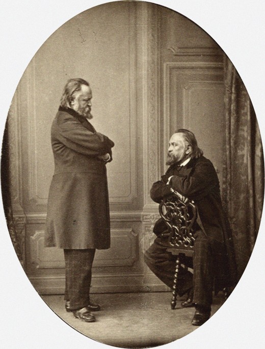Herzen against Herzen. Double Portrait of Aleksandr Ivanovich Herzen (1812-1870) à Dimitrij Grigorjewitsch Lewizkij