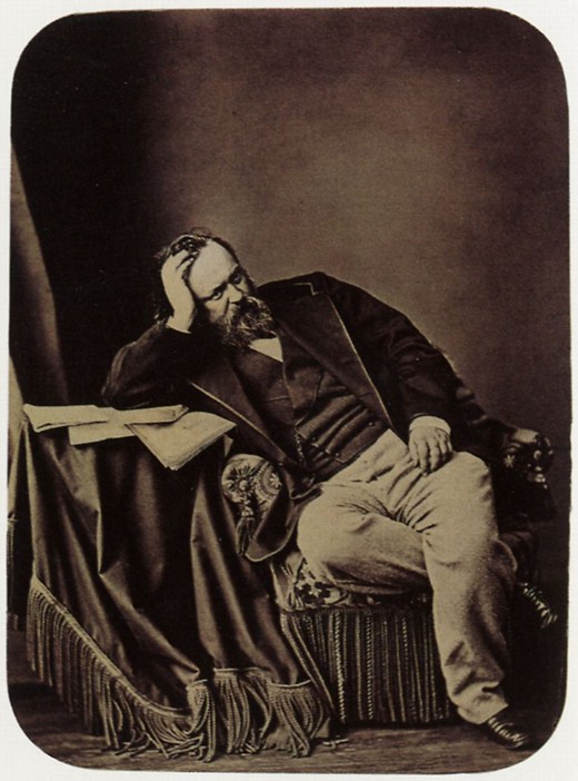 Writer Alexander Herzen (1812-1870) à Dimitrij Grigorjewitsch Lewizkij