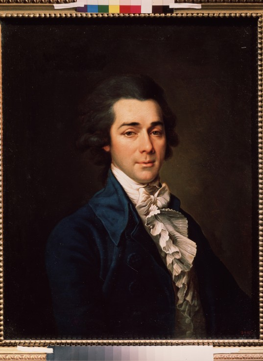 Portrait of the architect, artist and poet Nikolay A. Lvov (1751-1803) à Dimitrij Grigorjewitsch Lewizkij