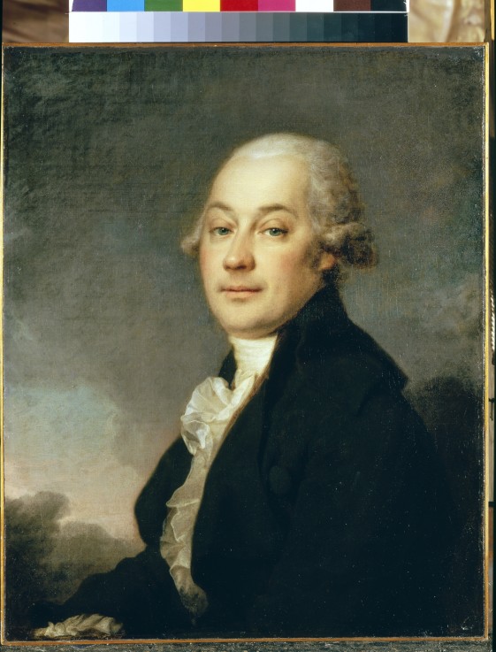 Portrait of the artist Ivan Hauff (?-1810) à Dimitrij Grigorjewitsch Lewizkij