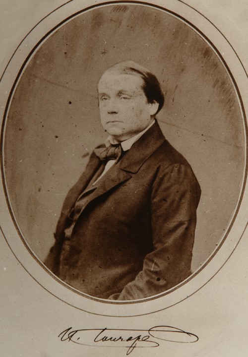 Portrait of the author Ivan Goncharov (1812-1891) à Dimitrij Grigorjewitsch Lewizkij