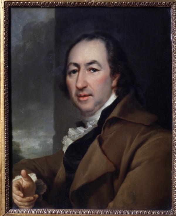 Portrait of the writer Nikolay I. Novikov (1744-1818) à Dimitrij Grigorjewitsch Lewizkij
