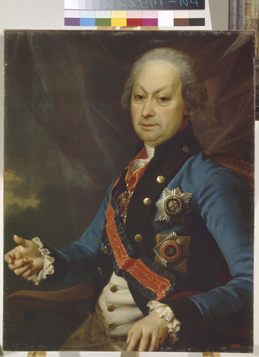 Portrait of Alexey Melgunov (1722-1788) à Dimitrij Grigorjewitsch Lewizkij