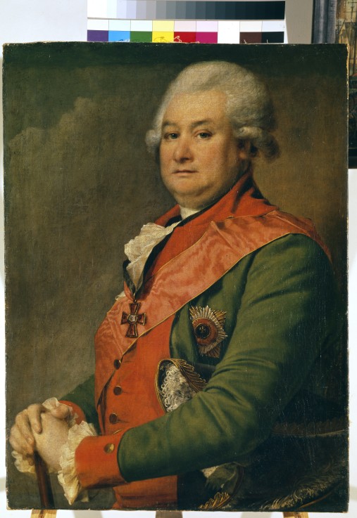 Portrait of Count Pyotr Petrovich Konovnitsyn (1764-1822) à Dimitrij Grigorjewitsch Lewizkij