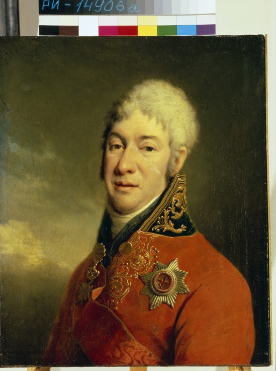 Portrait of Ivan Vladimirovich Lopukhin (1756-1816), philosopher, mystic, writer and humanitarian à Dimitrij Grigorjewitsch Lewizkij