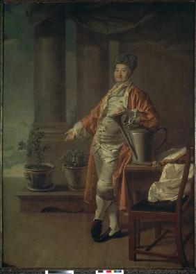 portrait de Prokofi Demidow, jardinier