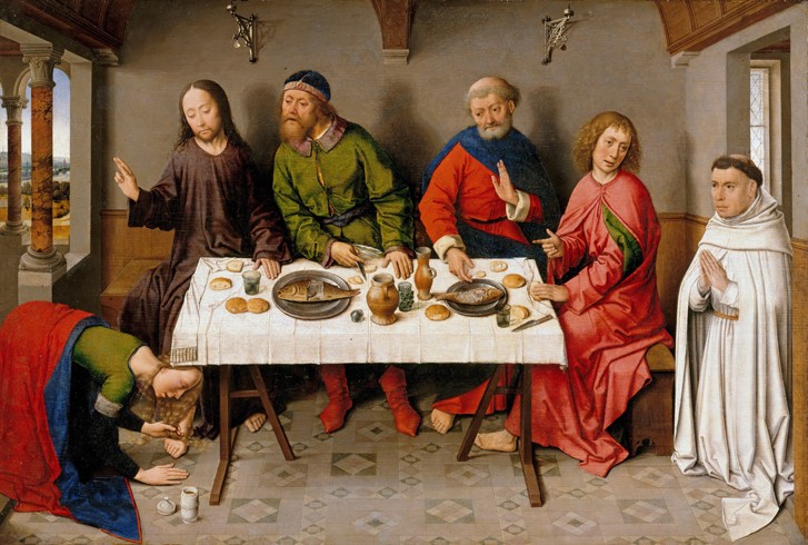 Christ in the House of Simon the Pharisee à Dirck Bouts