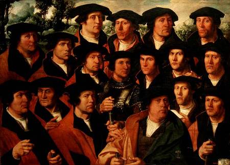 Group Portrait of the Shooting Company of Amsterdam à Dirck Jakobsz