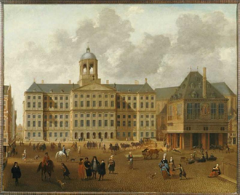 Das Rathaus von Amsterdam. à Dirck Maas