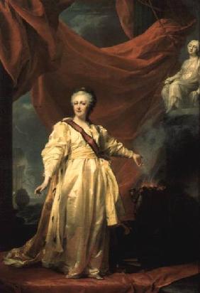 Portrait of Catherine the Great in the Justice Temple
