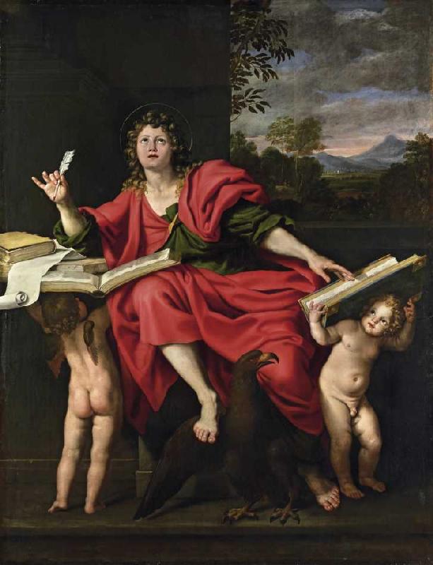 Der Evangelist Johannes. à Domenichino (alias Domenico Zampieri)