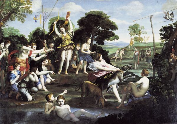 Domenichino / Diana s Hunt / 1617 à Domenichino (alias Domenico Zampieri)