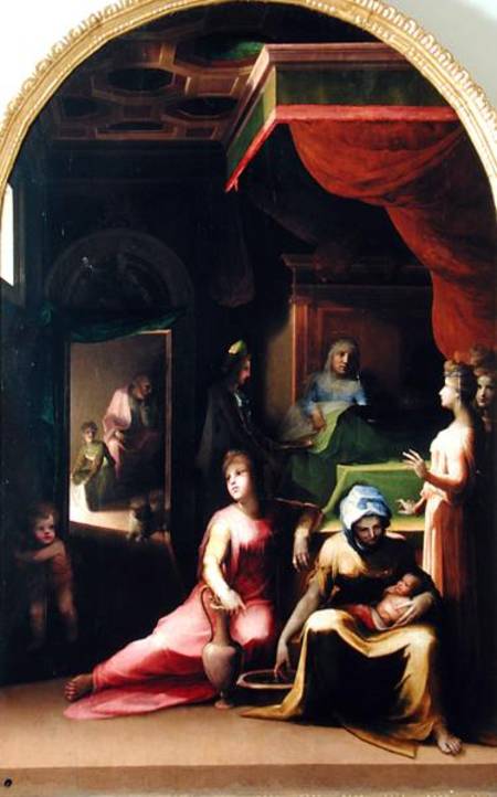 The Birth of the Virgin à Domenico Beccafumi