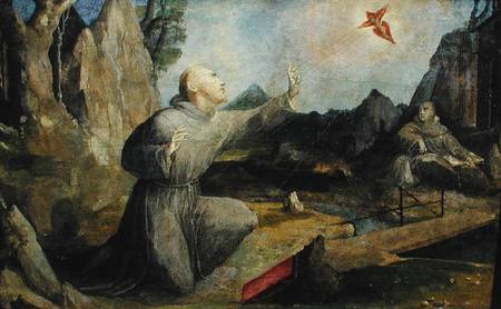 St. Francis of Assisi Receiving the Stigmata à Domenico Beccafumi