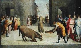 Saint Antoine de Padoue et le miracle de la mule