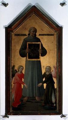 St. Bernardino of Siena (tempera on panel)