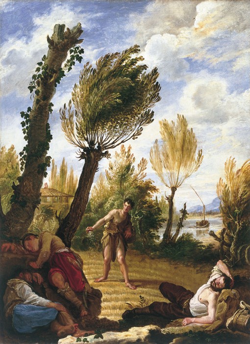 The Parable of the Wheat and the Tares à Domenico Fetti