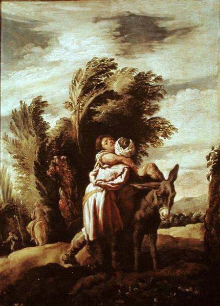 The Parable of the Good Samaritan à Domenico Fetti