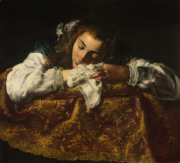 Sleeping Girl à Domenico Fetti