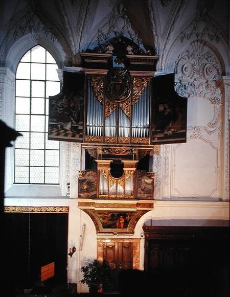View of the Renaissance organ à Domenico Pozzo