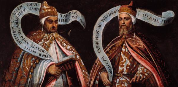 Il Tintoretto, Orso II et Pietro II à Domenico Tintoretto