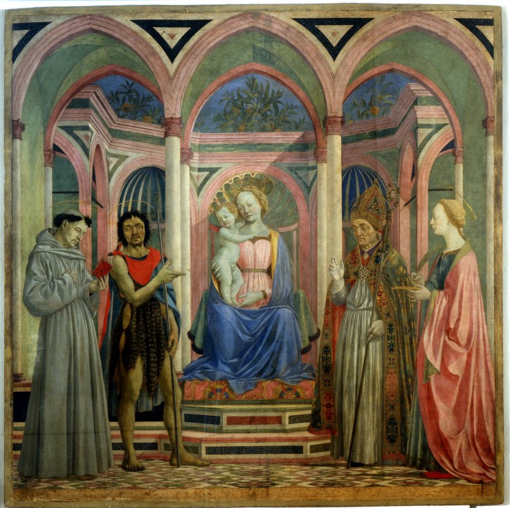 The Santa Lucia de' Magnoli Altarpiece à Domenico Veneziano