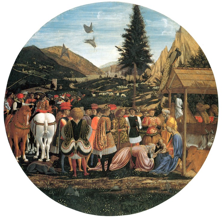 The Adoration of the Magi (Medici Tondo) à Domenico Veneziano