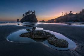 twilight at second beach