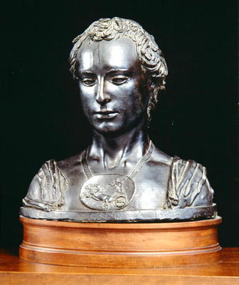 Bust of a gentleman (bronze) à Donatello