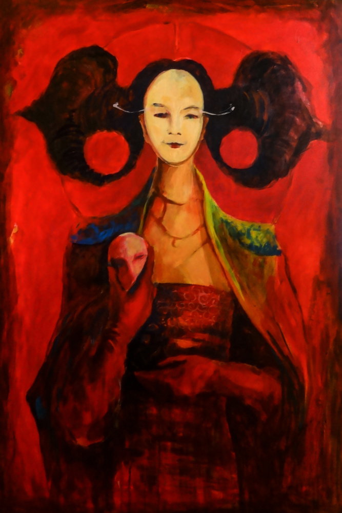 Alter Ego Oil Painting à Dora Krincy
