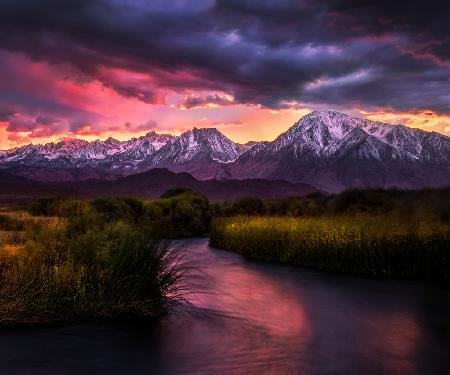 Owens River Alpenglow