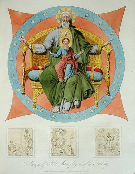Images of God Almighty and of the Trinity from the Cathedral of the Assumption, Moscow, plate 14 fro à Dr. Robert Lyall