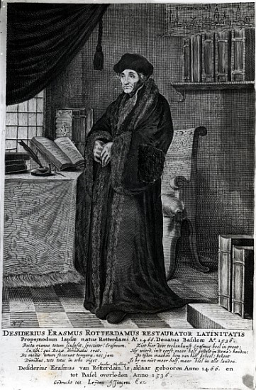Desiderius Erasmus, ''Restorer of the Latin language'' à École néerlandaise