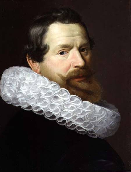 Portrait of a Man Wearing a Ruff à École néerlandaise