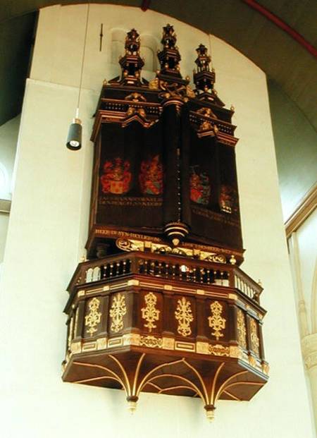 View of the organ à École néerlandaise