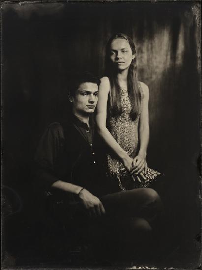 Mare Intus and Julia,Wet plate collodion 18x24cm