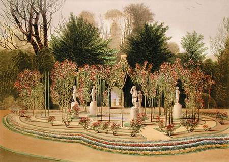 The Rose Garden at Nuneham Courtney, Near Oxford à E. Adveno Brooke
