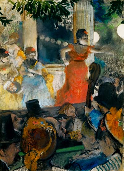Dans le Café-Concert Les Ambassadeurs à Edgar Degas