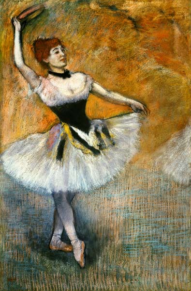 Danseuse avec des tambourins à Edgar Degas